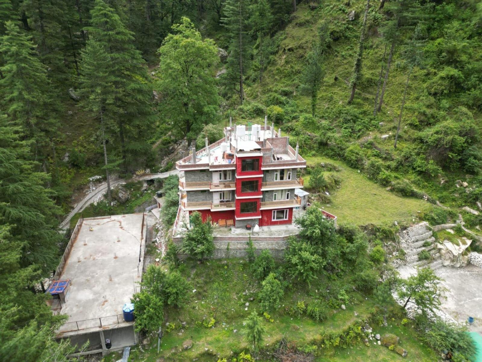Shangri-La Rooms & Restaurant Kasol Exterior foto